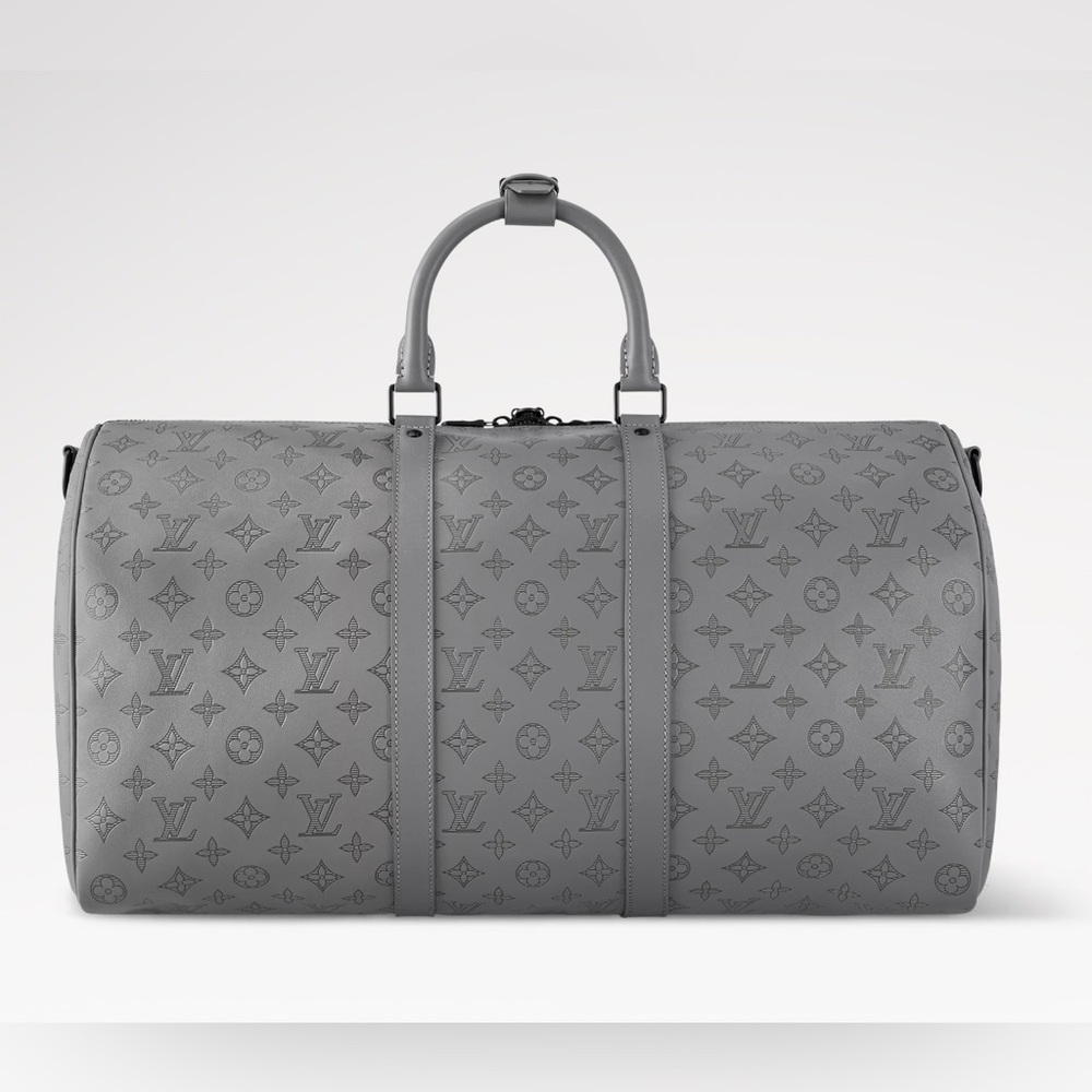 Louis Vuitton Keepall Monogram Gray Duffel Bag - Picture 3 of 16